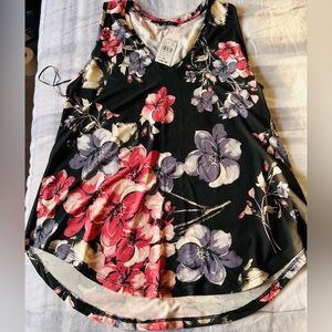 Eclipse floral tank top
